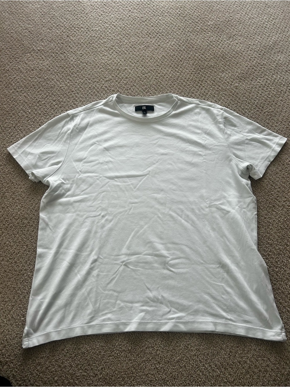 Banana Republic Men's White Crew Tee - Short Sleeve